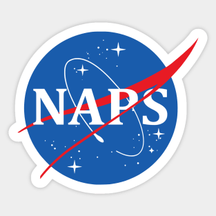 Nasa Logo Naps Sticker